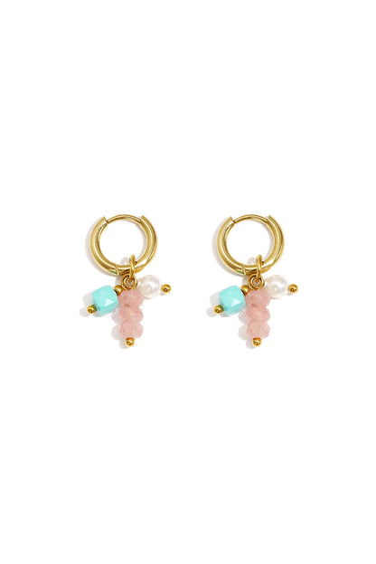 Stylish Polka Dot Beads Earrings for Spring/Summer