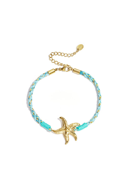 Elegant Gold Braided Bracelet for Spring/Summer