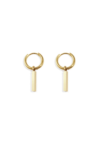 Stainless Steel Drop Earrings rectangle Casual Daily Simple Series Women's jewelry