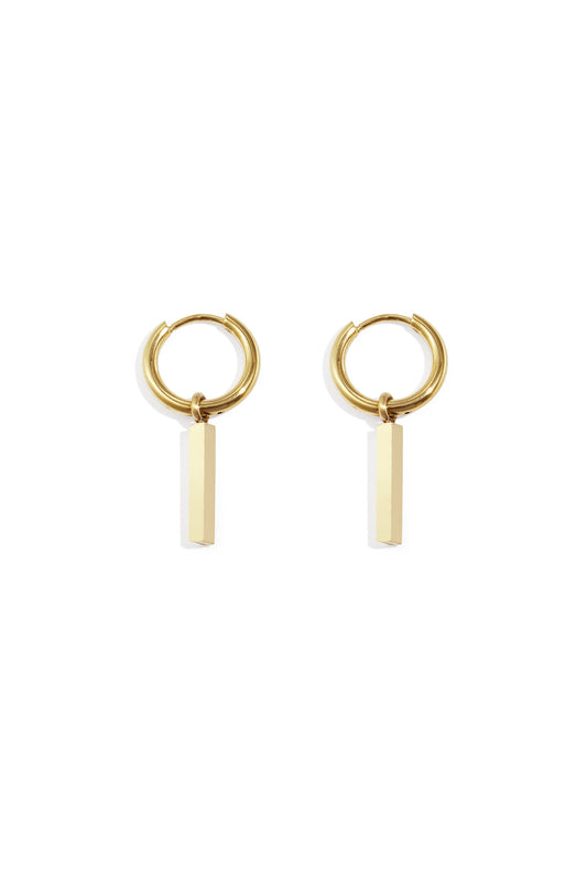 Stainless Steel Drop Earrings rectangle Casual Daily Simple Series Women's jewelry