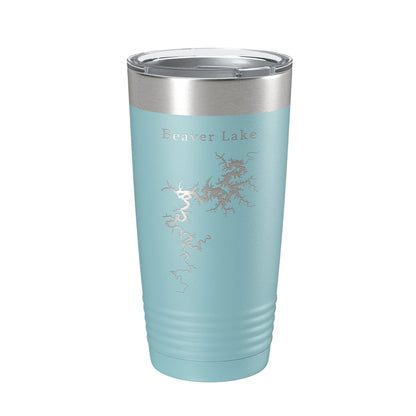 Beaver Lake Arkansas Laser Engraved Tumbler 20 oz