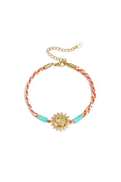 Elegant Gold Braided Bracelet for Spring/Summer