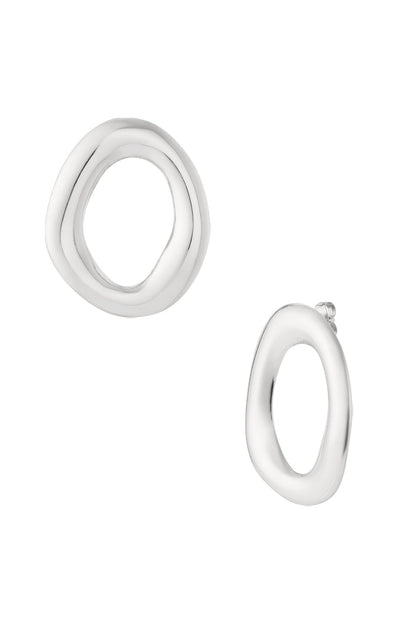 Stylish Irregular Shaped Stainless Steel Stud Earrings