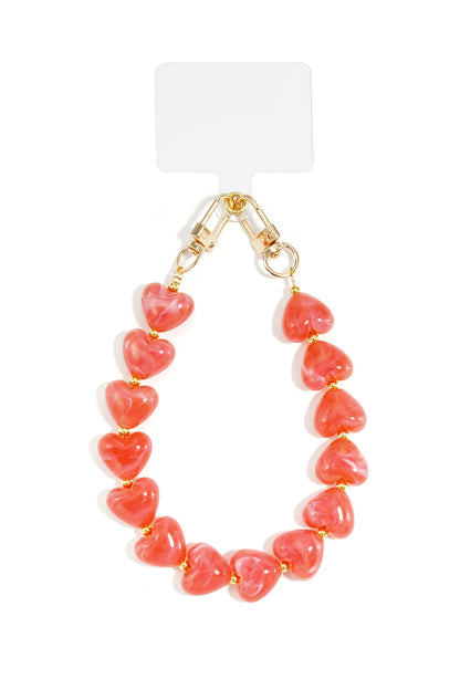 Chic Acrylic Phone Chain for Stylish Protection