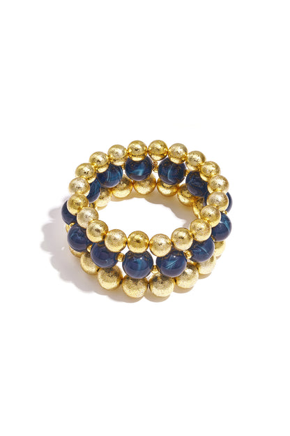 Chic All-Fit Acrylic Beaded Bracelets for Women