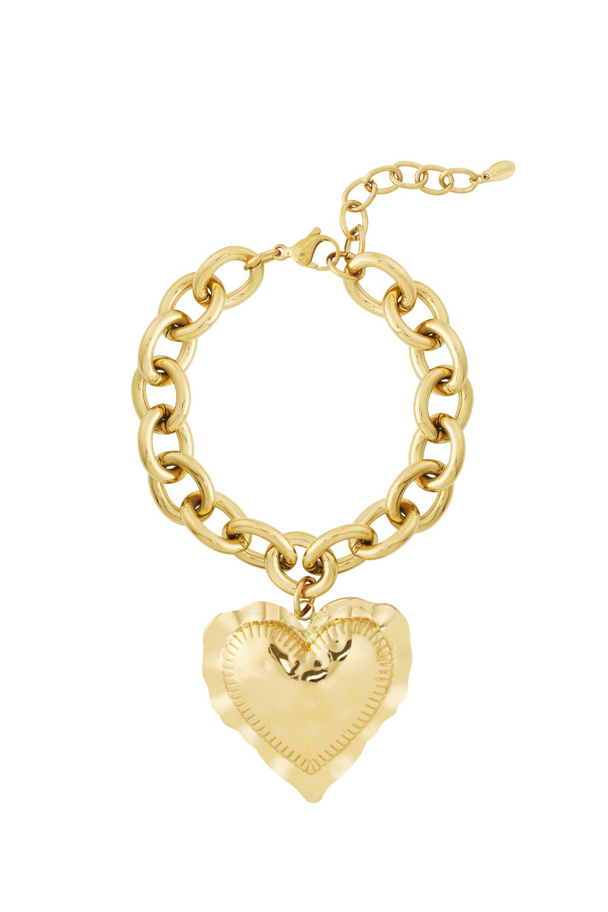 Bold heart Bracelet