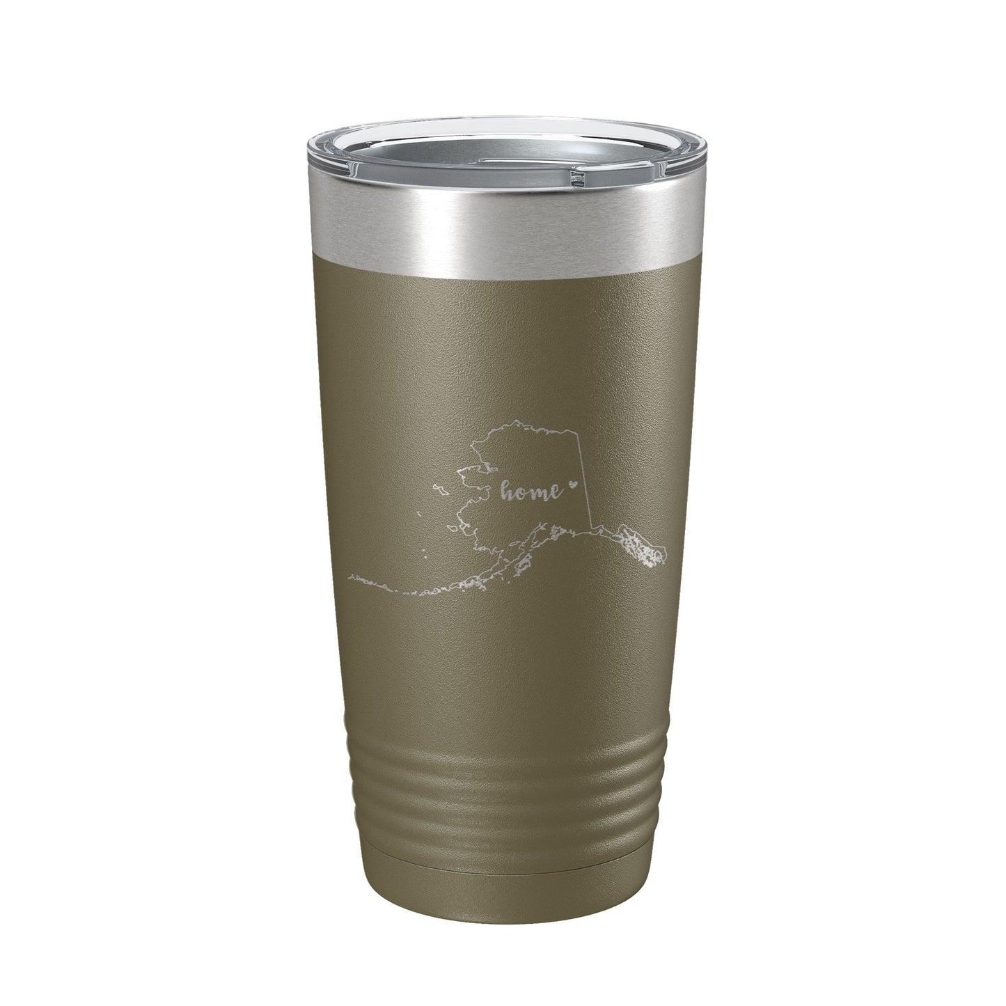Alaska Home State Laser Engraved Tumbler 20 oz