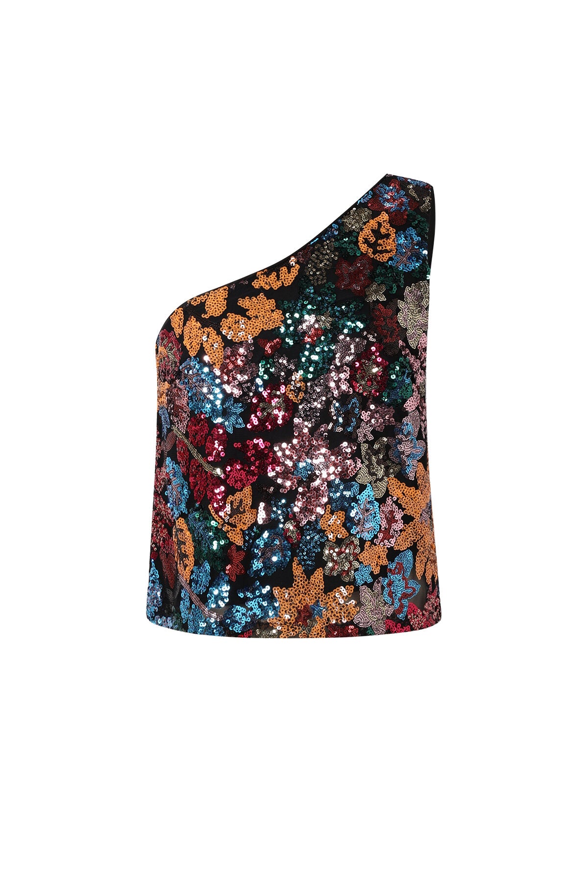 Tropical One Shoulder Top