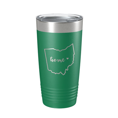 Ohio Home State Laser Engraved Tumbler 20 oz