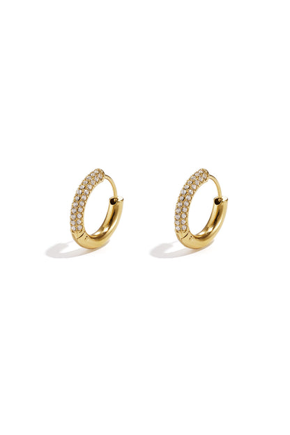 Stainless Steel Hoop Earrings Circle Simple Daily Simple Series Women's jewelry