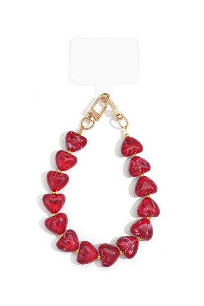Chic Acrylic Phone Chain for Stylish Protection