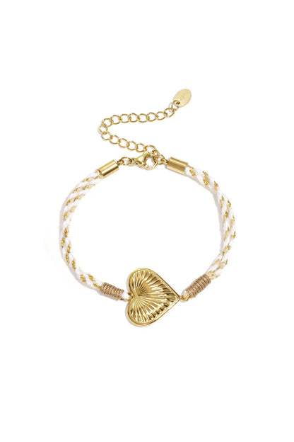 Elegant Gold Braided Bracelet for Spring/Summer