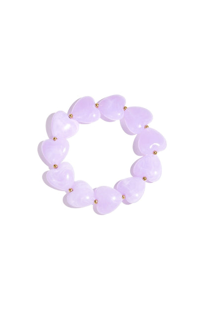 Charming Heart Beads Bracelet for Women