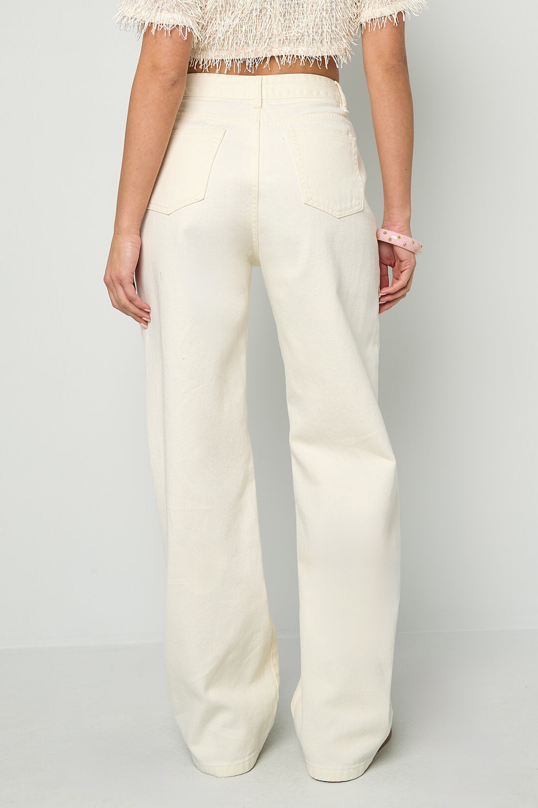 Lace Up Denim Jeans