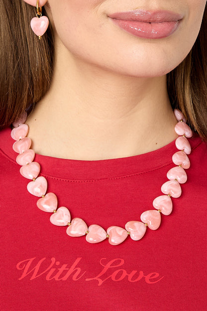 Chic Acrylic Beaded Necklace for Spring/Summer