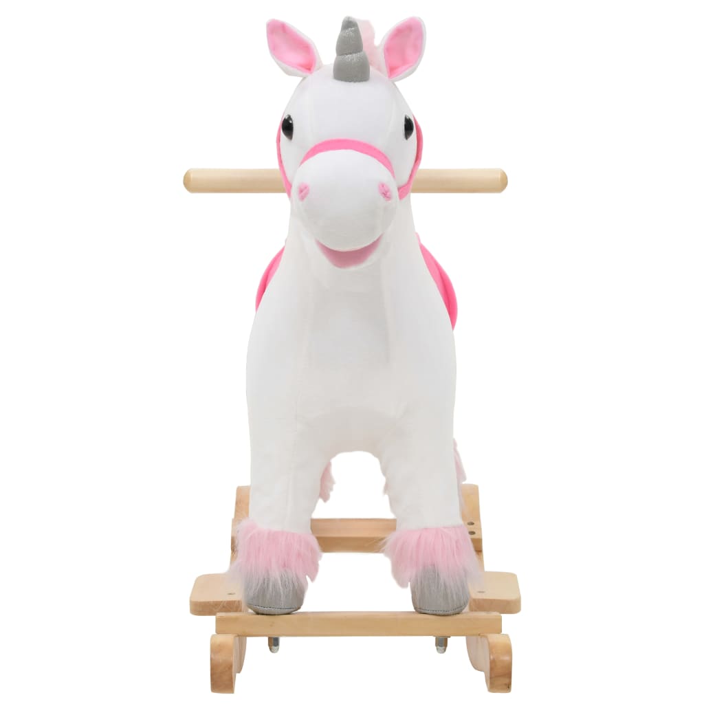 Hobbeldier 65X32X58 Cm Pluche Wit En Roze