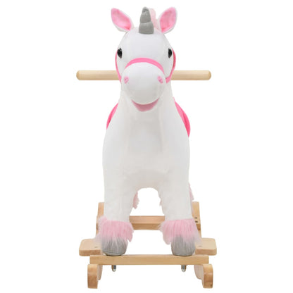 Hobbeldier 65X32X58 Cm Pluche Wit En Roze