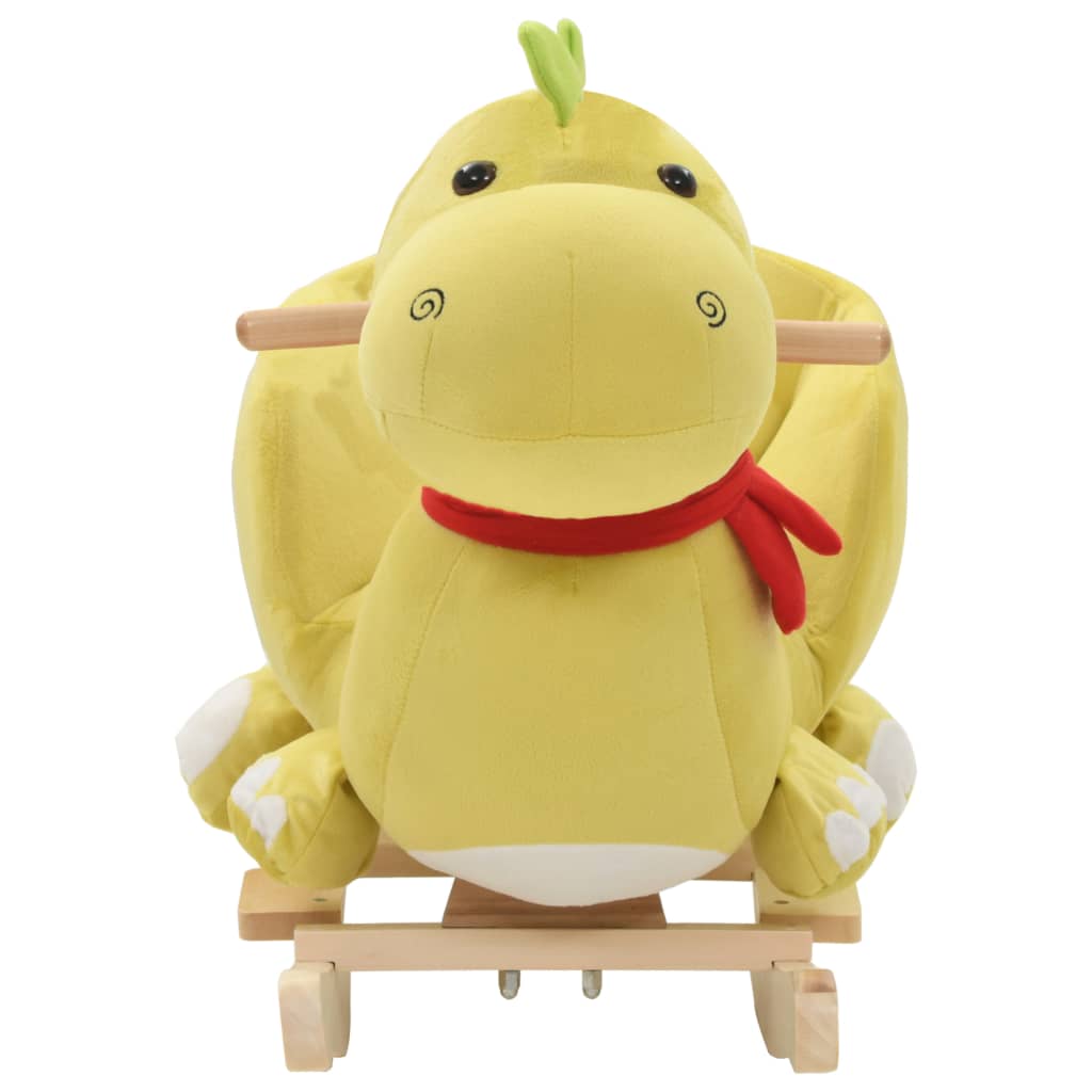 Hobbeldier Met Rugleuning 60X32X53 Cm Pluche Limegroen