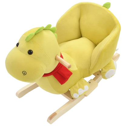 Hobbeldier Met Rugleuning 60X32X53 Cm Pluche Limegroen