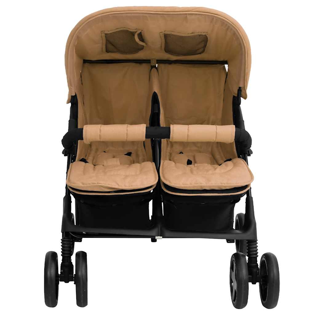 Tweelingkinderwagen Staal