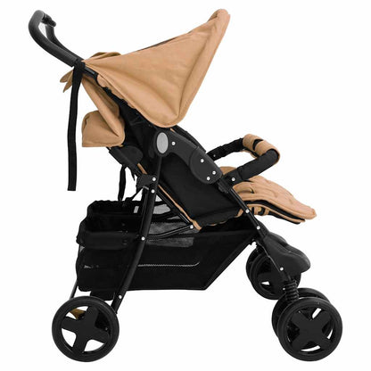 Tweelingkinderwagen Staal