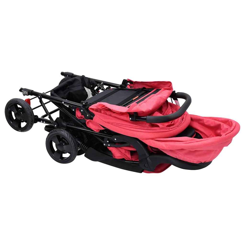 Tweelingkinderwagen Tandem Staal