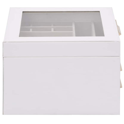 Sieradendoosje 3-Laags 23X20,5X14 Cm Wit