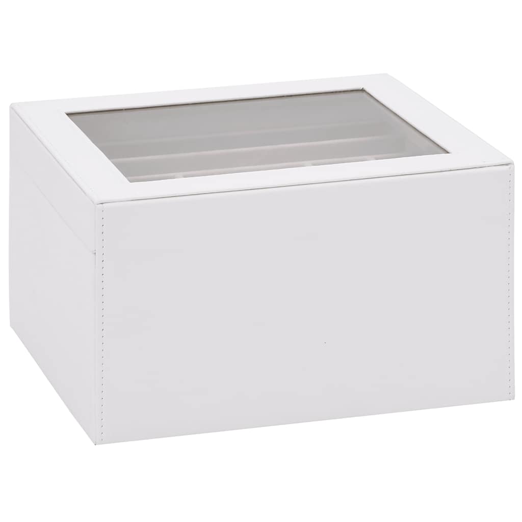 Sieradendoosje 3-Laags 23X20,5X14 Cm Wit