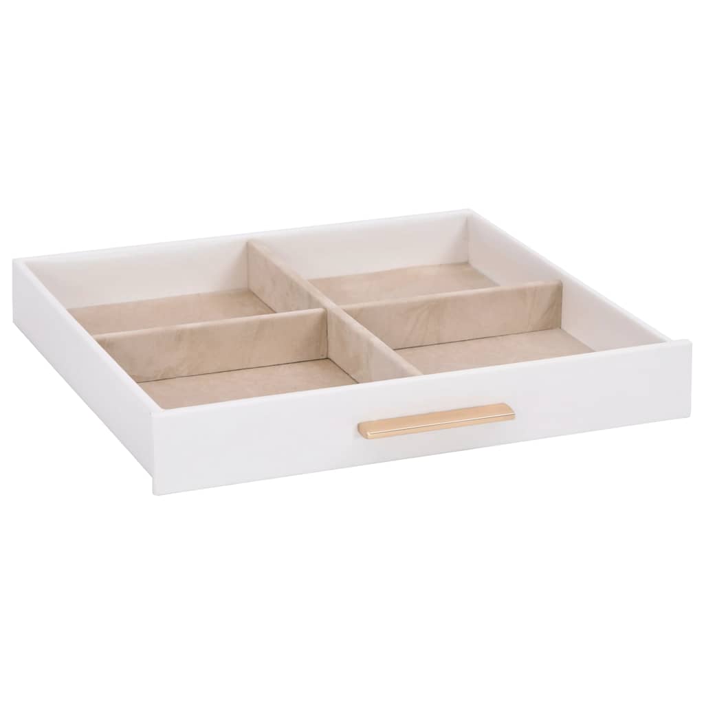 Sieradendoosje 3-Laags 23X20,5X14 Cm Wit