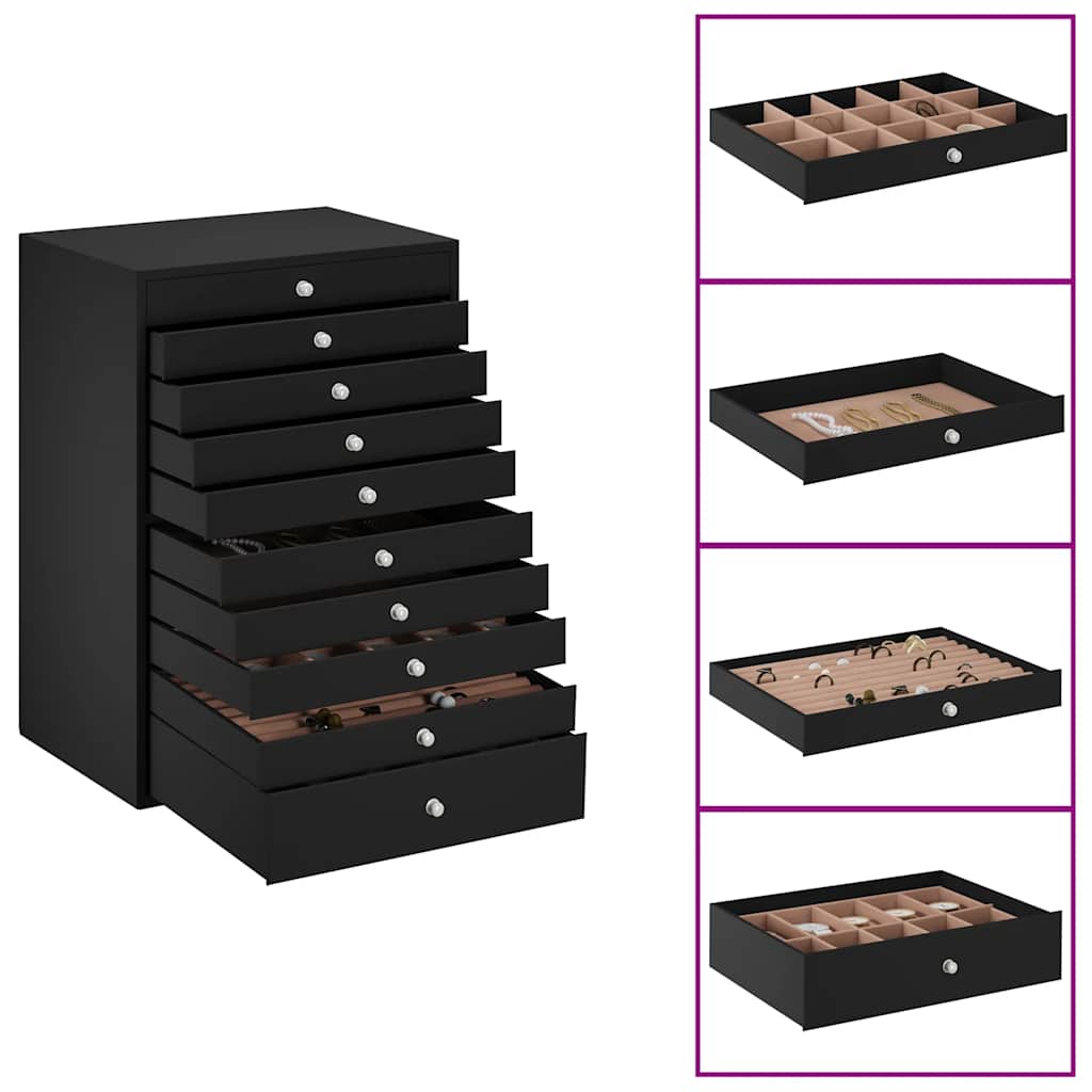 Sieradendoos 10-Laags Met Horlogehouders 29X20,5X40,5 Cm