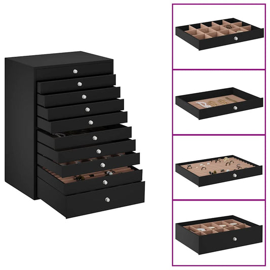 Sieradendoos 10-Laags Met Horlogehouders 29X20,5X40,5 Cm