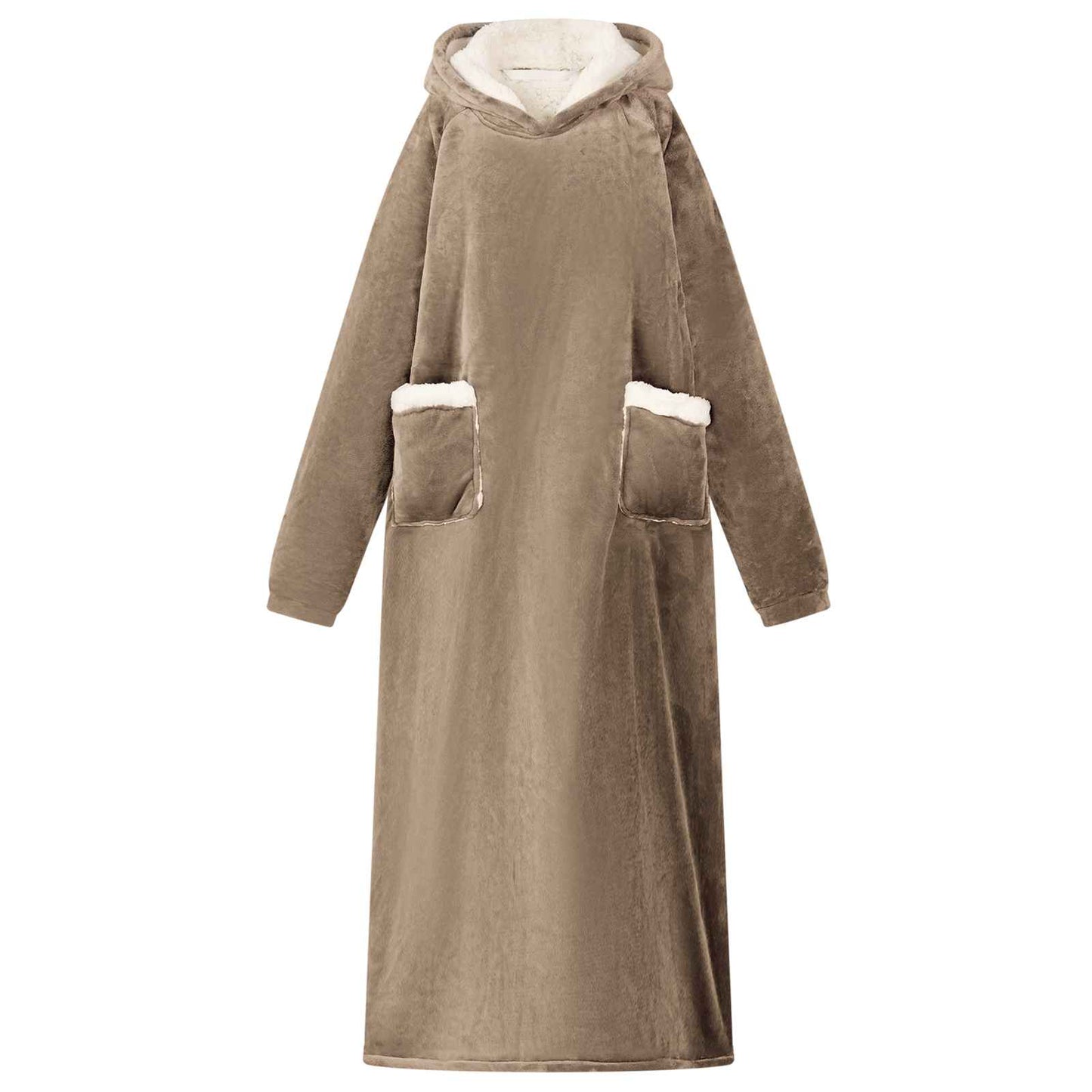 Deken Hoodie Fleece En Flanel