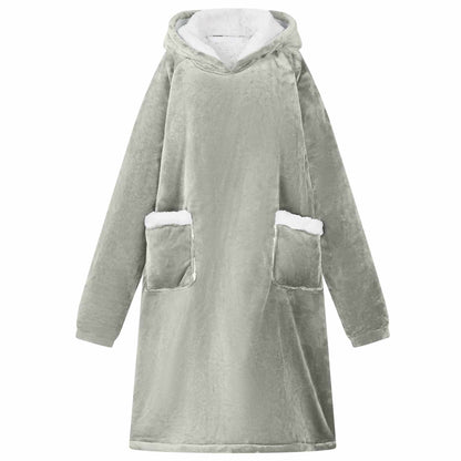 Deken Hoodie Fleece En Flanel