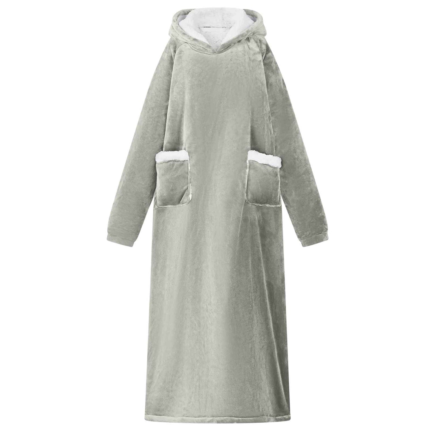 Deken Hoodie Fleece En Flanel