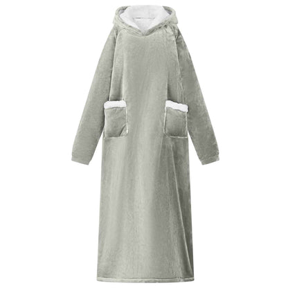 Deken Hoodie Fleece En Flanel