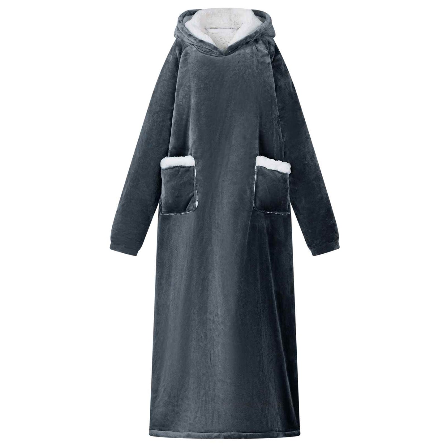 Deken Hoodie Fleece En Flanel