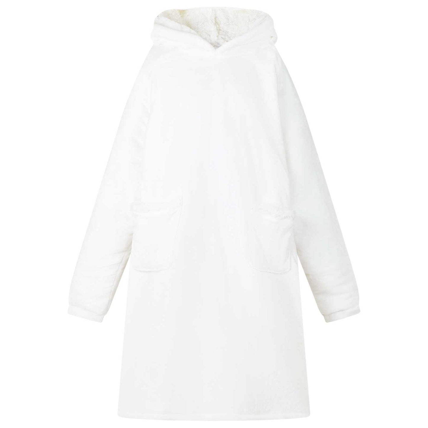 Deken Hoodie Fleece En Flanel