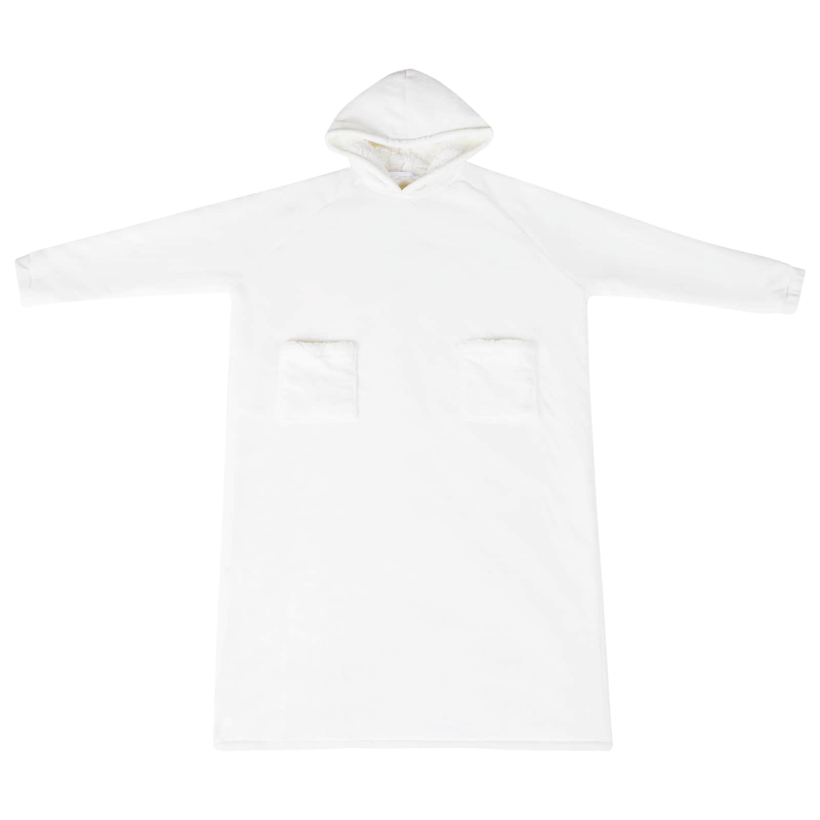 Deken Hoodie Fleece En Flanel