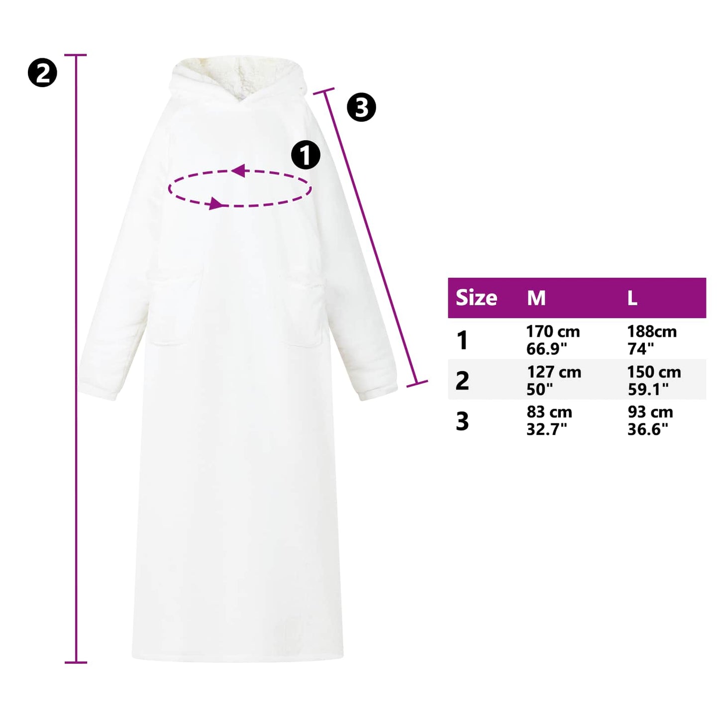 Deken Hoodie Fleece En Flanel