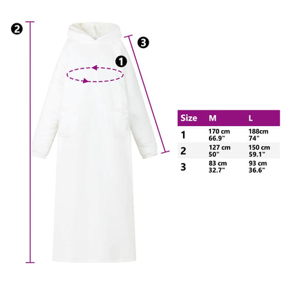 Deken Hoodie Fleece En Flanel