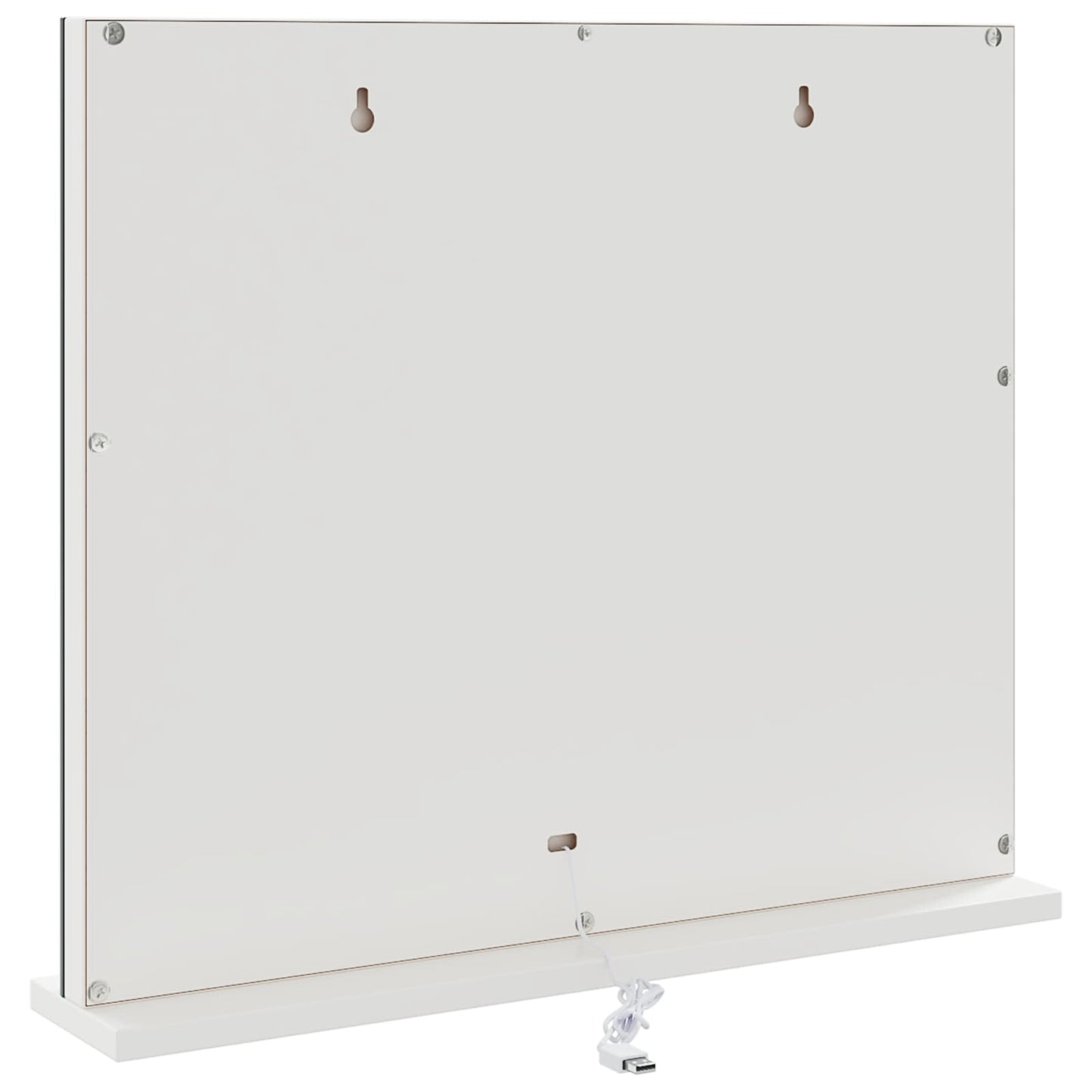 Led Make-Up Spiegel Wit 50 X 10 X 44 Cm Glas En Staal