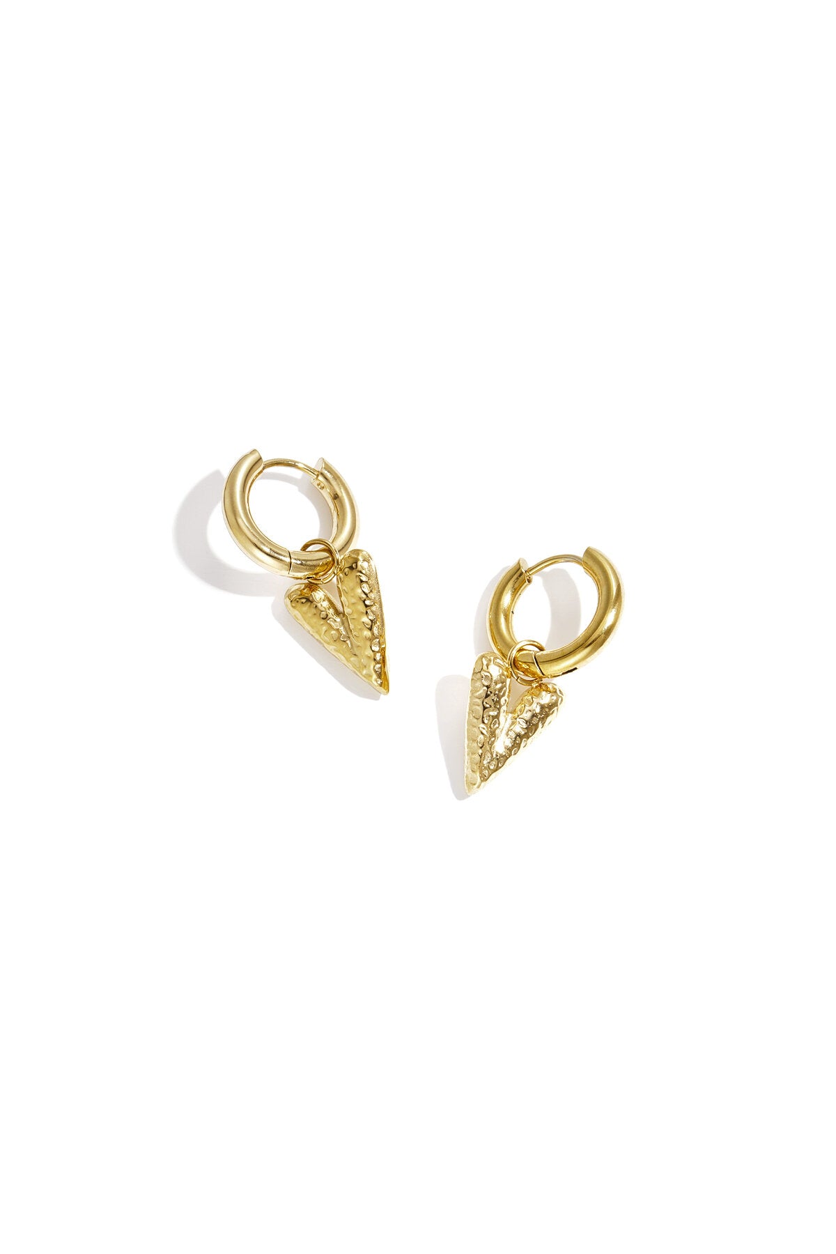 Stylish Heart Loop Drop Earrings for Women