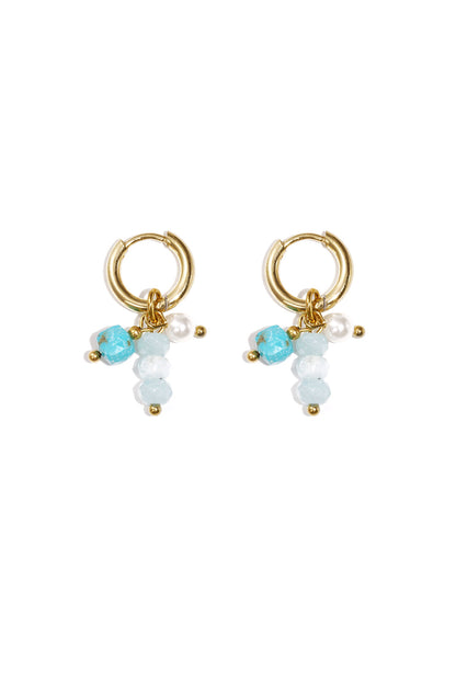 Stylish Polka Dot Beads Earrings for Spring/Summer