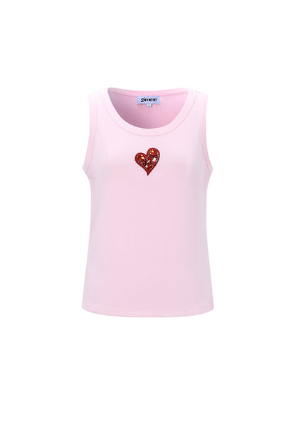 Gimme Soft Knitted Heart Tank Top - Perfect for All Fits