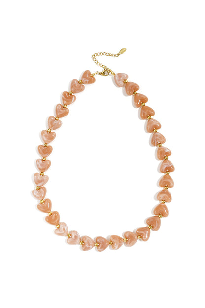 Chic Acrylic Beaded Necklace for Everyday Elegance