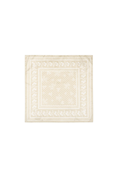 Elegant Beige Polka Dot Summer Scarf for Women