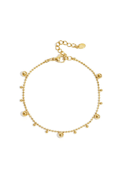 Bracelet with alternating balls