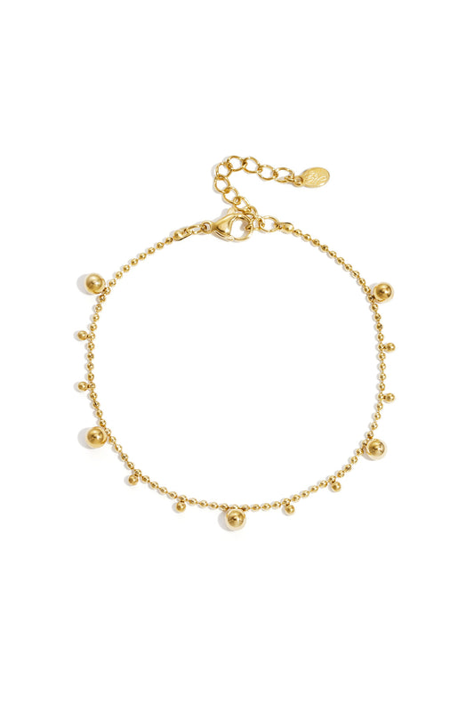 Bracelet with alternating balls