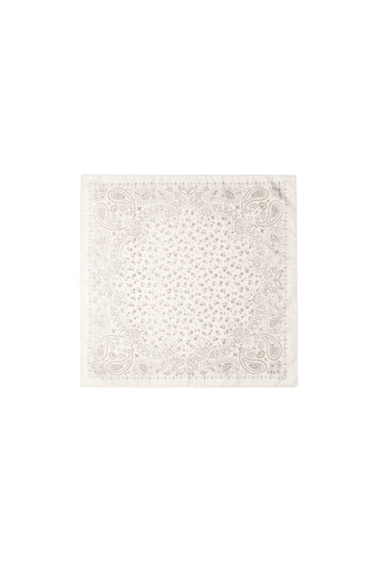 Elegant Apricot Summer Scarf with Floral Paisley