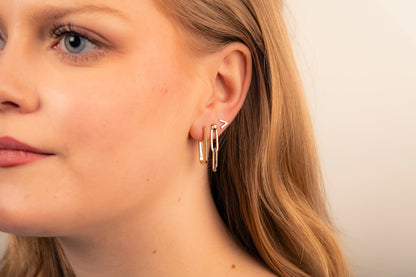 Oorbellen Clips Goudkleur JE033G-2